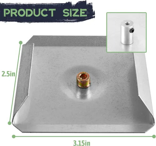 Vista 2 de Highwild Placa giratoria de 6 voltios para comedero de ciervos - 1/8