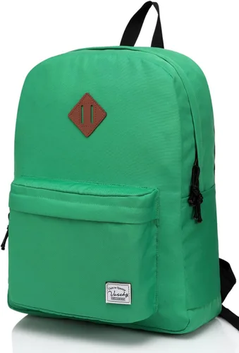 VASCHY - Mochilas para uso diario de mujer, verde,, Mediana