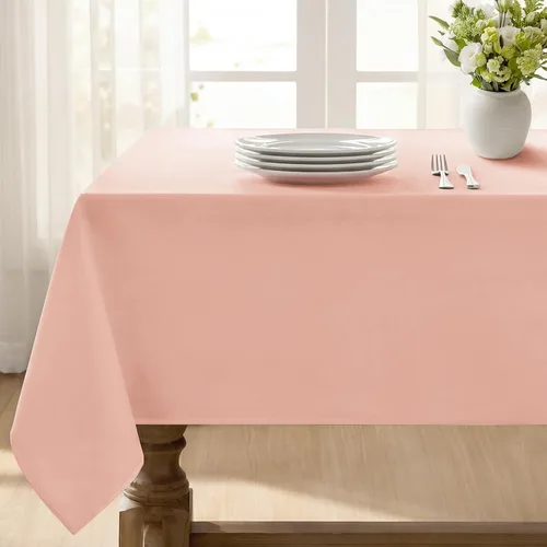 Vista 39 de Softalker Mantel Rectangular, Manteles Impermeables y Resistentes a las Manchas, Tela sin Arrugas, Lavable, Poliéster de 210GSM, Cubierta de Mesa