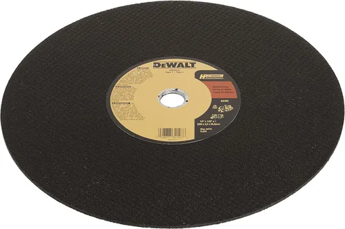 Vista 3 de DEWALT Rueda de corte para metal, A24N abrasivo, 12 pulgadas x 1/8 pulgadas x 1 pulgada (DW8022)