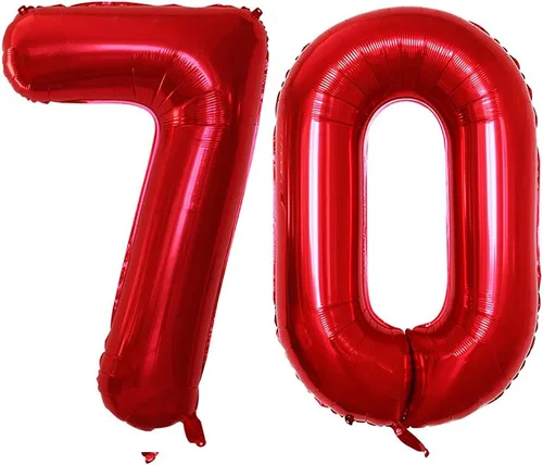 Vista 6 de GOER Globos con el número 80 para decoraciones de fiesta de cumpleaños número 80, globos de helio de aluminio jumbo de 42 pulgadas para 80 Oro rosa