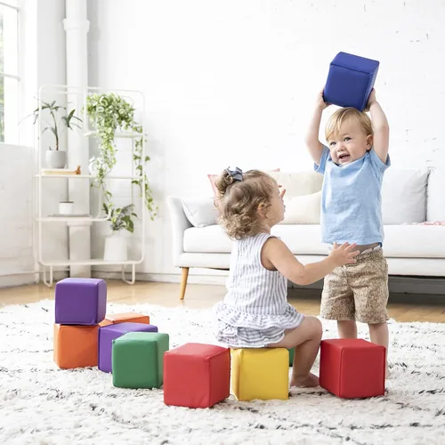 Vista 8 de ECR4Kids Softzone - Bloques blandos para niños (12 piezas)