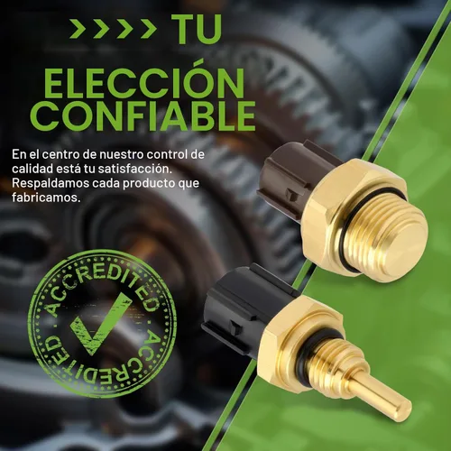Vista 6 de Sensor de temperatura del refrigerante con conector de sensor de temperatura del refrigerante compatible con Honda Civic Compatible con Isuzu Oasis