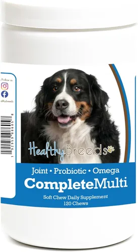 Vista 48 de Healthy Breeds Boxer todo en uno multivitamínico suave masticable 120