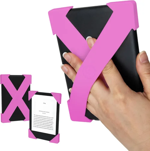 Vista 16 de Strapsicle Correa de Mano de Silicona – Kindle & Paperwhite (6”) Gen 7–10, Kobos de 6” – Mediana – Pack de 2 – Rosado – Cómoda Alternativa a