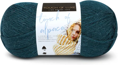 Vista 16 de Lion Brand Yarn Touch of Alpaca - Paquete de 3 hilos color crema