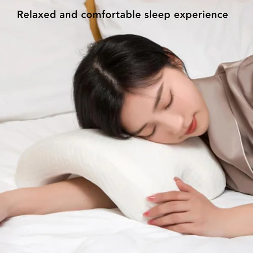 Vista 2 de Almohada para dormir para pareja, almohada de brazo de rebote lento, almohada de presión de rebote lento, almohada de espuma viscoelástica, almohada