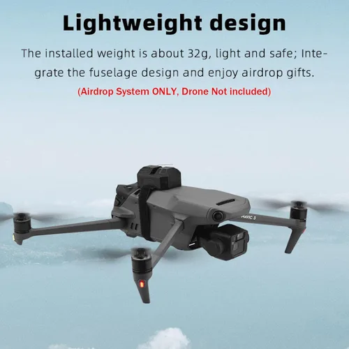 Vista 6 de Lanzador de drones para DJI Mini 3 Pro, FPV caída de carga útil lanzador de suministro de aire dispositivo cuentagotas