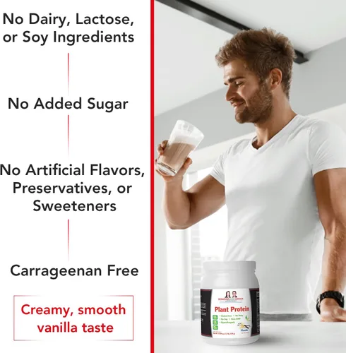 Vista 7 de Proteína vegetal vegana (vainilla), DCA Nutrition