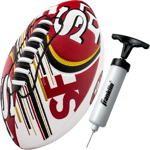 Franklin Sports NFL Team Mini Balones de Fútbol Americano - Juvenil 8.5" Balón de Fútbol Americano con Licencia Oficial de la NFL + Conjunto de