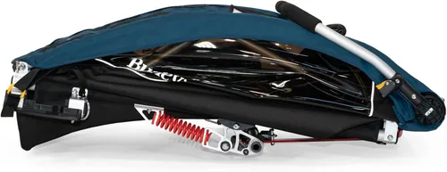 Vista 6 de Burley Encore X, remolque y cochecito para bicicleta para niños de 2 asientos