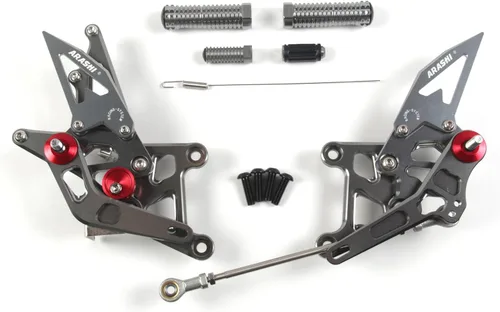 Vista 7 de Arashi (Versión 2.0) Estriberas traseras ajustables para Honda CBR250R 2011-2022 Accesorios de motocicleta Estriberas Reposapiés Juego trasero CBR