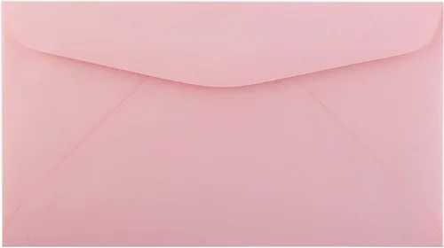 Vista 4 de LUXPaper Sobres comerciales #6 3/4 Solapa comercial 3 5/8 pulgadas x 6 1/2 pulgadas Varilla dorada Texto de 60 libras 50