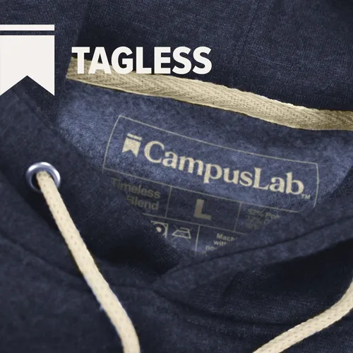 Vista 6 de Campus Lab Colegial Simple State Design - Sudadera con capucha unisex para adultos