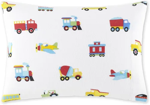 Vista 12 de Wildkin Funda de almohada de franela 100% algodón para niños, suave, transpirable y tamaño estándar, dinosaurios jurásicos