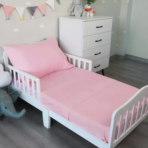 Vista 12 de Biloban Juego de sábanas de microfibra de 3 piezas para niños pequeños, incluye sábana de colchón para cuna, sábana encimera y funda de almohada