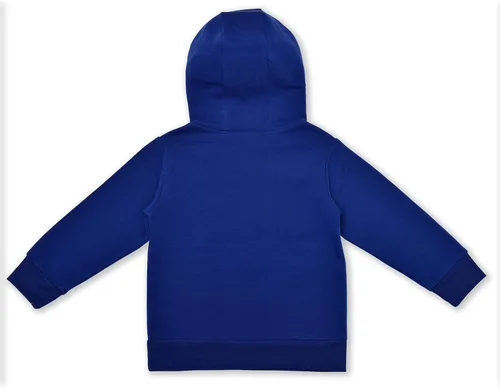 Vista 2 de Warner Bros. Superman - Sudadera con capucha de forro polar con media cremallera para niños, color azul, Azul Marino, 6