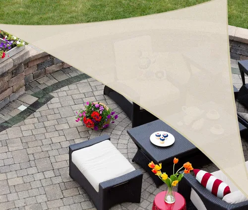 Vista 17 de AsterOutdoor - Toldo parasol rectangular de 16 x 20 pies, Toldo con bloqueador ultravioleta para patio, patio trasero, césped, jardín, actividades