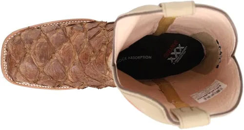 Vista 4 de Durango Bota Western Premium Exotics Tobacco Pirarucu