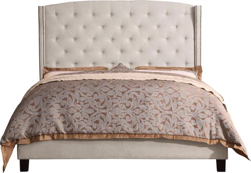 Vista 22 de Rosevera Noblesville - Cama tapizada, King, color carbón