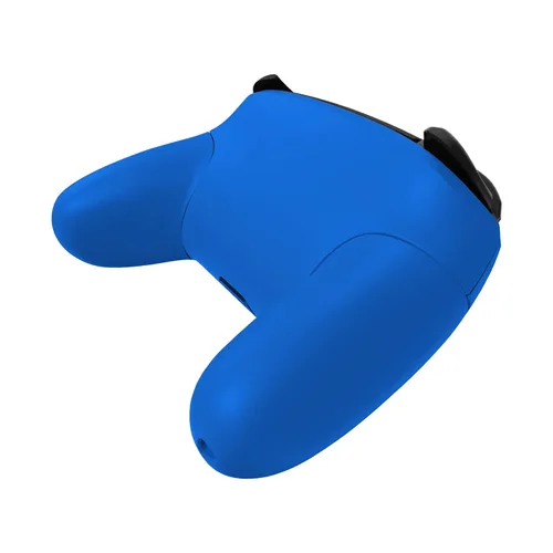 Vista 8 de eXtremeRate Cubierta de asas de placa frontal azul, diseño octogonal de palillos cerrados, carcasa de agarre de repuesto para controlador Nintendo