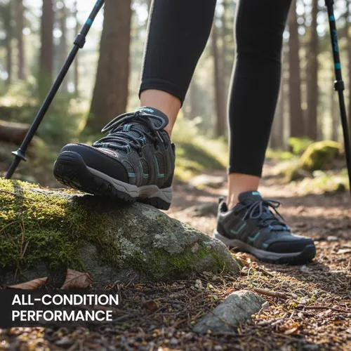 Vista 2 de Northside Zapatos bajos de senderismo Monroe para mujer