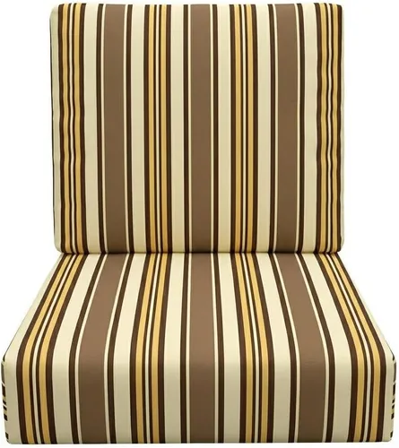 RSH DECOR: Sunbrella Deep Seating Foam Cushion Set | 22.5” x 22.5” x 4" Seat and Back | Water, Fade & UV Resistant Outdoor Chair Cushions for Patio