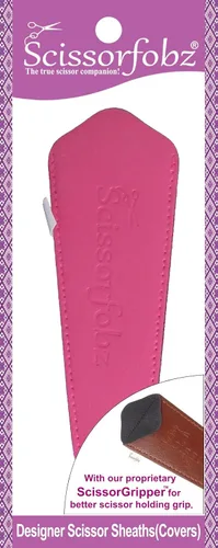 Vista 4 de SCISSORFOBZ Fundas protectoras para tijeras de diseño, para pequeñas tijeras de bordado, color verde mar, #SS-7