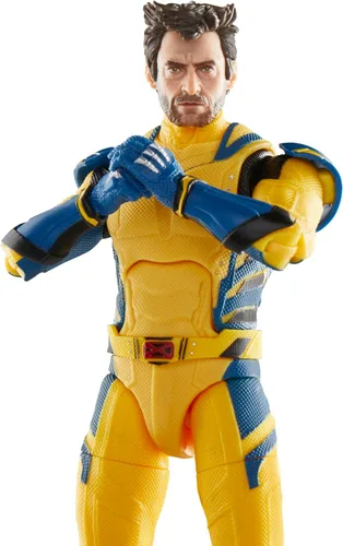 Vista 4 de Marvel Legends Series Wolverine, Deadpool & Wolverine Figura de acción coleccionable de 6 pulgadas para adultos a partir de 14 años