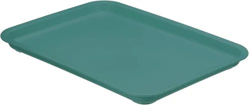 Vista 6 de PATIKIL Bandeja de comida rápida de 12 x 9, bandeja rectangular multiusos de plástico reutilizable para cafetería, restaurante, cocina en casa, Azul