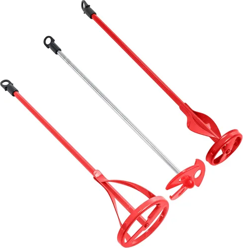 TCP Global Accesorio mezclador de pintura (juego de 3) – Mezclador de paletas de taladro de 14 pulgadas con ejes hexagonales de 3/8 y 5/16 pulgadas,