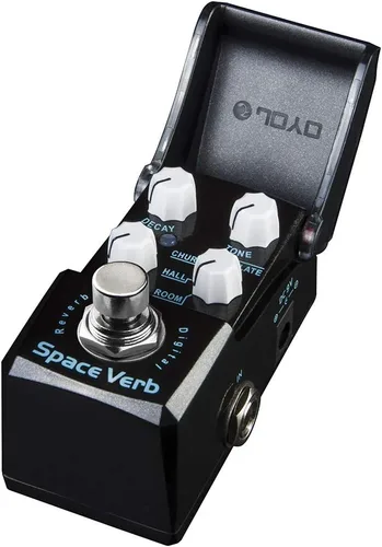 Vista 2 de JOYO Mini pedal de reverb digital con 4 modos de reverb para efecto de guitarra - True Bypass (Space Verb JF-317)