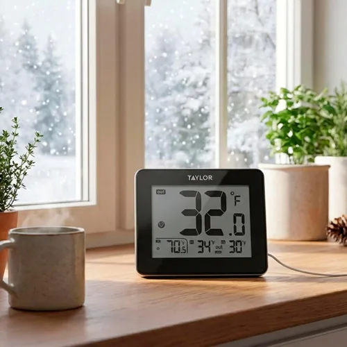 Vista 2 de Taylor Precision Products termómetro digital con cable para interiores/exteriores