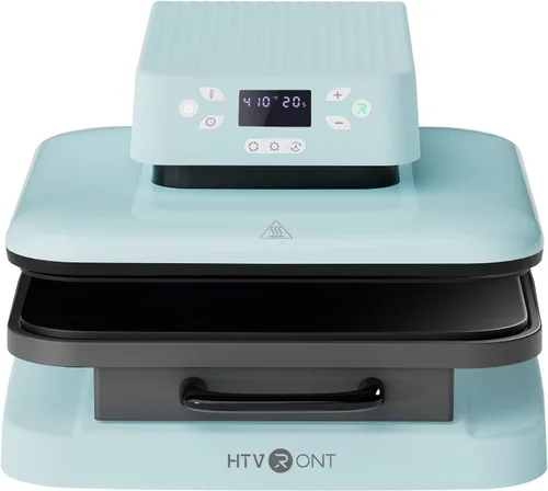 Vista 9 de HTVRONT Máquina de prensa de calor automática de 15 x 15 pulgadas para camisetas, máquina profesional de transferencia de calor con liberación
