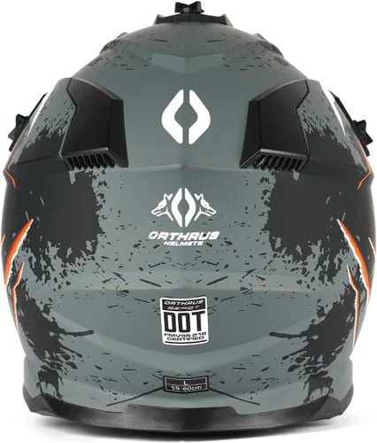 Vista 5 de Orthrus Greyhound Off-Road Motorcycle Helmet