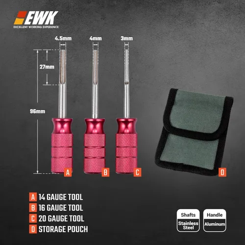 Vista 2 de EWK Deutsch Kit de herramientas de extracción de pasadores, juego