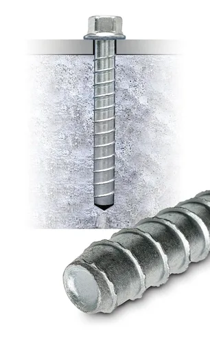 Vista 9 de Simpson Strong-Tie THD50500H - Anclaje de tornillo resistente Titen HD chapado en zinc de 1/2 pulgada x 5 pulgadas, fácil instalación (paquete de 20)
