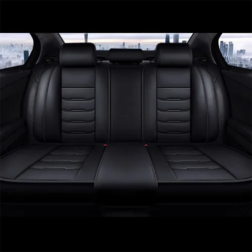 Vista 2 de Fundas de asiento de automóvil de lujo de 5 asientos para vehículos GLA 250 protector de asiento delantero y trasero impermeable cojín de asiento