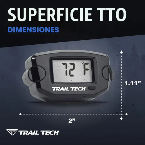 Vista 5 de Trail Tech 742-ES2 TTO Medidor digital de temperatura roscado enchufe 1/8-28 sensor BSPP