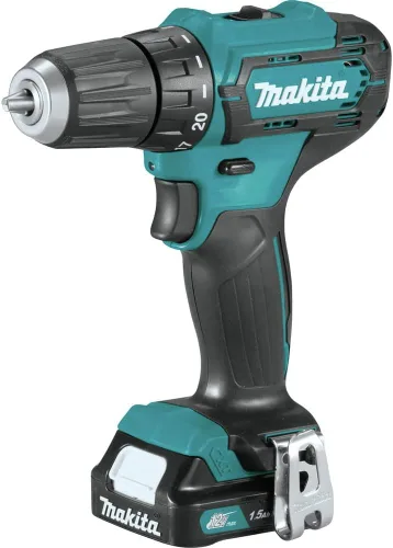 Vista 3 de Makita FD09R1 12V max CXT® Kit de taladro-destornillador inalámbrico de iones de litio de 3/8" (2.0Ah)