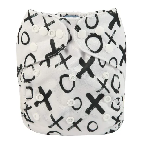 Vista 19 de Pañal de bolsillo para bebé, reutilizable, lavable, 8 libras a 36 libras (flecha)