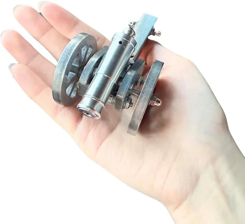 Vista 2 de zonzxcv Mini cañón de acero inoxidable modelo antiguo cañón de cubierta naval (pequeño cañón Napoleón de acero inoxidable)