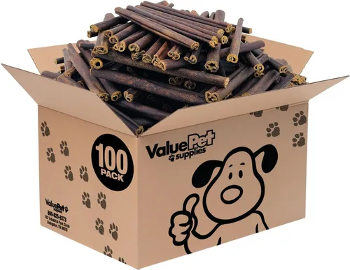 Vista 15 de ValueBull Palitos de colágeno para perros, masticables medianos de 6 pulgadas, golosinas naturales de larga duración para perros, paquete a granel
