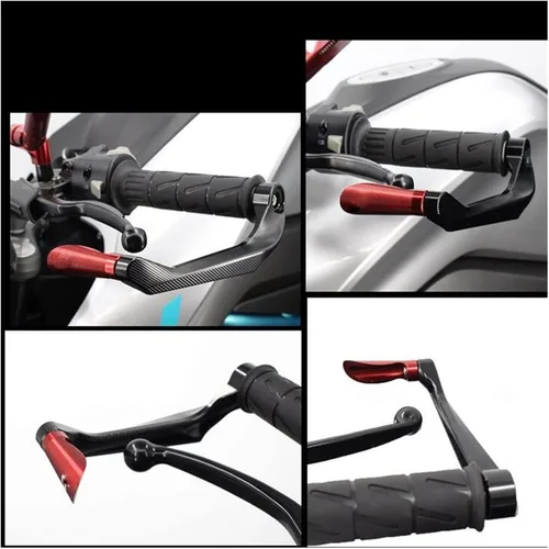 Vista 5 de Agarres de manillar de motocicleta Protector de palanca de embrague de freno Protector para Yamaha XT660R XT660 XT660X XT660Z 2004-2017