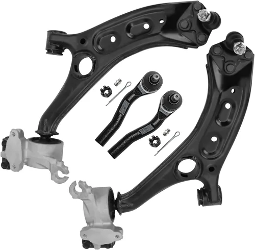 Vista 314 de Detroit Axle - Kit de brazos de control delanteros de 4 piezas para Nissan Cube 2009-2014, Nissan Versa 2007-2012 2 brazos de control inferiores