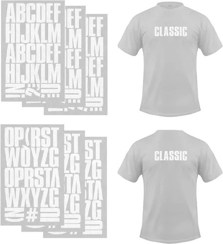 Vista 10 de S.E.I - Transferencias de letras en bloque negro de 2 pulgadas, 2 hojas