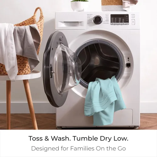 Vista 6 de Mellanni Juego de sábanas King 4 piezas de ropa de cama de la colección icónica Lujo de hotel, extra suaves, refrescantes, resistentes a