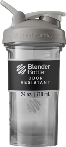 Vista 9 de BlenderBottle - Botella mezcladora serie Pro ideal para batidos de proteínas y bebidas de preentrenamiento, 32 onzas, color gris piedra (Pebble Grey)