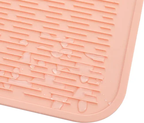 Vista 56 de MicoYang Alfombrilla de Silicona para Secar Platos de Múltiples Usos, Fácil de Limpiar, Ecológica, Alfombrilla de Silicona Resistente al Calor