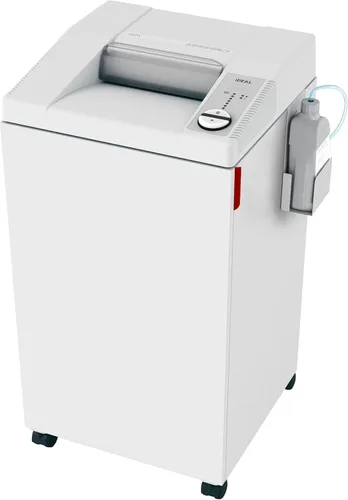 ideal. 2604 Trituradora de papel de oficina centralizada súper microcortada de alta seguridad con engrasador automático, funcionamiento continuo